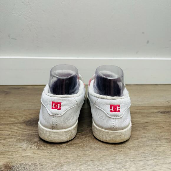 DC Villain Orange And Pink Houndstooth Slip On Shoe Women’s Size 6.5 - Picture 6 of 11